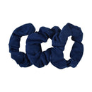 Small Scrunchies Cotton Hair Bobble - Set of 3 - Navy Motique Accessories
