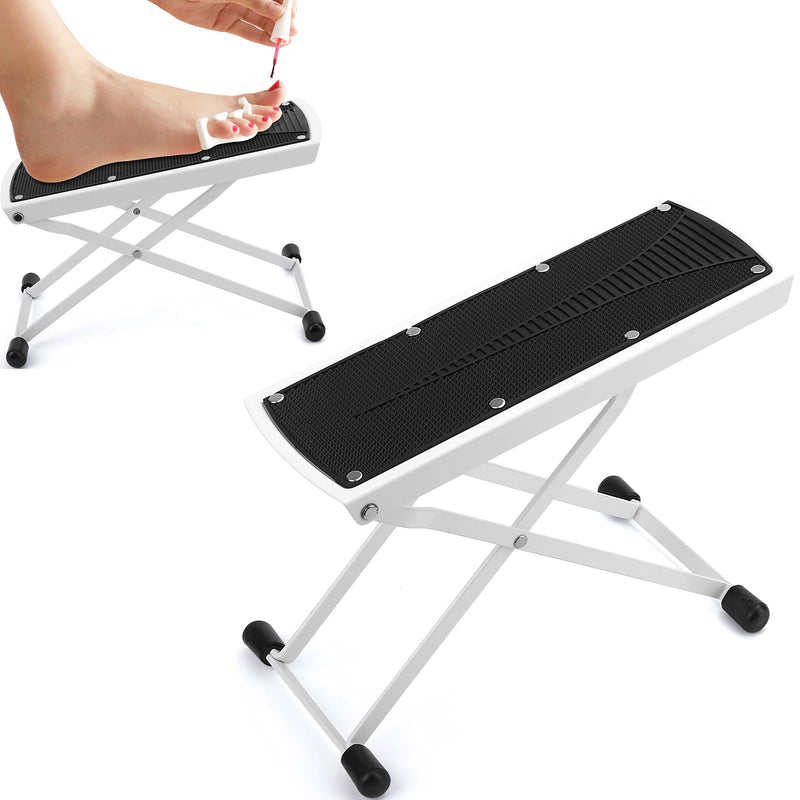 Pedicure Foot Rest, Non-Slip Home Beauty Footrest for Easy-at Home Pedicures, 6 Heights Adjustable Sturdy Manicure Foot Rest Treat Your Feet No More Bending or Stretching LIONVISON
