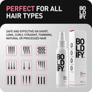 BOLDIFY Hair Thickening Spray - Get Thicker Hair in 60 Seconds - Stylist Recommended Hair Products for Women & Men - Hair Volumizer + Texture Spray Hair Thickener for Fine Hair - Travel Size 2oz Boldify