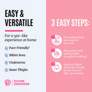 Divine Derriere Hydrogel Vajacial Mask - Premium Modeling Rubber Mask with Hyaluronic Acid, Deeply Purifying & Super Hydrating Hydro-jelly Sheet Masks, Complete Peel-Off Jelly Mask Powder Kit Infinity Warehouse