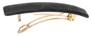 France Luxe Small Luxury Rectangle Barrette - Nacro Slate France Luxe