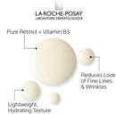 La Roche-Posay Pure Retinol Face Serum with Vitamin B3. Anti Aging Face Serum for Lines, Wrinkles & Premature Sun Damage to Resurface & Hydrate. Suitable for Sensitive Skin, 1.0 Fl. Oz La Roche-Posay