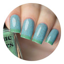 Cirque Colors Thermal Temperature Color Changing Mood Nail Polish - Magic Turquoise - Speckled - 0.37 fl. oz. (11 ml) - Vegan, Cruelty-Free, Non-Toxic Formula Cirque Colors
