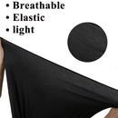 9-Row Cushion Nylon Bristle Black Women Head Wrap Scarf Enjoy Holiday 1981