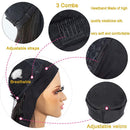 Highlights Headband Wig for Women Black Mix Red Long Straight Headband Wig Premium Synthetic Headband Wig Natural Glueless None Lace Front Wigs with Headbands & Wig Caps(Wigs 22”) Angels Beauty