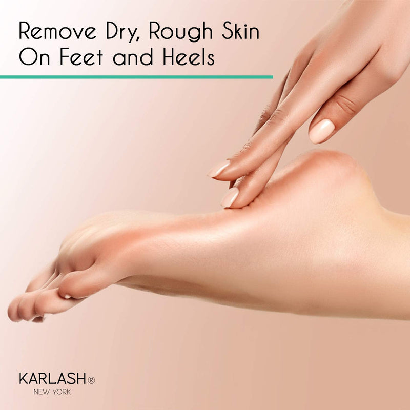 Professional Best Callus Remover Gel for Feet And Foot Pumice Stone Scrubber Kit Remove Hard Skins Heels and Tough Callouses from feet Quickly and Effortless 4 oz (2 Bottles) Karlash
