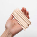 Borogo 100 Pcs Orange Wood Nail Sticks Double Sided Multi Functional Cuticle Pusher Remover Manicure Pedicure Tool for Manicure Pedicure Borogo