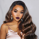 UNice Hair U Part Wig Human Hair, Body Wave Ombre Wigs for Black Women, Brazilian Virgin Hair Glueless Full Head U Shape Clip in Half Wig 150% Density 20inch UNICE Store