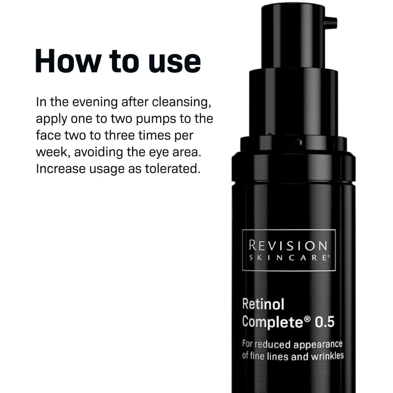 Revision Skincare Retinol Complete® 0.5 Anti Aging Serum, Reduces Fine Lines and Wrinkles, Hydrating and Smoothing Infinity Warehouse