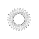 Kitsch Spiral Hair Ties, Coil Hair Ties, Phone Cord Hair Ties, Ponytail Hair Coils No Crease, Headband - 8 pcs (Transparent) Kitsch