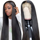 Great Grace Brazilian Straight Lace Front Wigs Human Hair 13x4 Lace Front Wigs For Black Women Pre Plucked with Baby Hair Natural Color 150% Density (22 inch) Great Grace Store