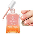 modelones Nail Strengthener and Growth Nail Hardener Extra Strong and Growth Nude Nail Polish Nail Repair for Damaged Nails Strengthening Polish Ridge Filler for Nails 15ml Infinity Warehouse