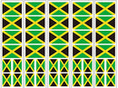 40 Tattoos: Jamaica Flag, Jamaican Party Favors PremiumTT temporary tattoos