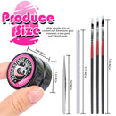 Rhinestone Resin Glue, Teenitor Nail Art Decoration Tools Kit with 8ml Gem Rhinestone Gel Resin Glue 3pcs Nail Brushes Wax Pen Stick Rhinestones Picking Tweezers (UV/LED Cure Needed) Teenitor
