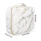 Relavel Travel Makeup Train Case Makeup Cosmetic Case Organizer Portable Artist Storage Bag with Adjustable Dividers for Cosmetics Makeup Brushes Toiletry Jewelry Digital Accessories (Marble, White) Relavel