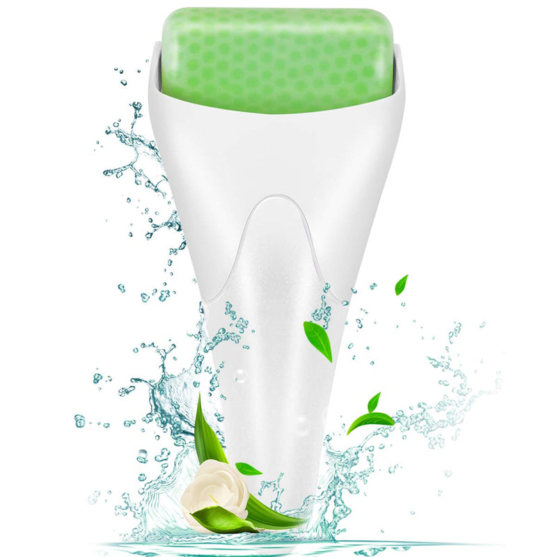 LATME Ice Roller for Face Eyes,Womens Gifts,Face Massager Roller Puffiness Migraine Pain Relief and Minor Injury(White) LATME