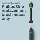 Philips One by Sonicare Rechargeable Toothbrush, Shadow Black, HY1200/06 Philips Sonicare