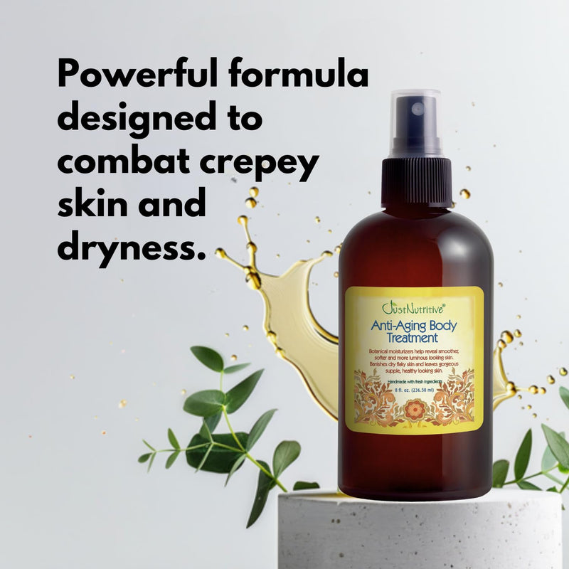Just Nutritive Anti-Aging Body Treatment | Anti-Aging Moisturizer | Anti-Aging Skin Care | Body Oils | Body Moisturizer Skin Products For Anti-Aging 8 Fl Oz Infinity Warehouse