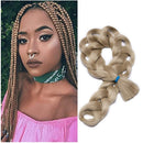 Benehair Jumbo Braiding Hair Ash Blonde 41 inch Jumbo Braid Hair Extensions Jumbo Box Braids Crochet Hair Long for Women Kids DIY High Temperature Synthetic Fiber 1 Bundle Benehair