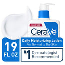 CeraVe Daily Moisturizing Lotion for Dry Skin | Body Lotion & Facial Moisturizer with Hyaluronic Acid and Ceramides | Fragrance Free | 19 Ounce, Basic CeraVe