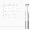 Panasonic Bikini Trimmer, Waterproof Shaver and Trimmer, Foil Shaver for Easy Hair Removal for Women, 31.52 Ounce Panasonic Store