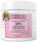 Divine Derriere Ingrown Hair Treatment Pads (Razor Bump Stopper) After Shave Solution to Eliminate Ingrown Hairs and Razor Burns - Ingrown Hair Treatment Pads for Men and Women Divine Derriere