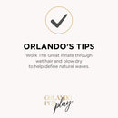 Orlando Pita Play Great Inflate Air Whipped Styling Foam, Adds Volume with Flexible Hold, No Parabens, No SLS/SLES, 7.4 Oz ORLANDO PITA PLAY