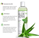 Organic Cold Pressed Aloe Vera Gel for Face, Hair and Body - Sun Burn Relief, Moisturizing, Dry Skin, Acne, Razor Bumps, and more - Grown and Bottled in US - 12 oz. Theodore Magnus