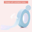 6 Rolls Eyelash Tape, JASSINS Adhesive Fabric Eyelash Tapes, Adhesive Breathable Micropore Fabric Tape for Eyelash Extension Supply,9 m/10 yard Each Roll (Blue) JASSINS