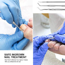 3pcs Ingrown toenail tool, Toenail File And Lifters, [ Upgraded ] Teenitor Professional Surgical Safe Nail Treatment Pedicure Tool Kit Under Nail Cleaner Tools Pain Relief Teenitor