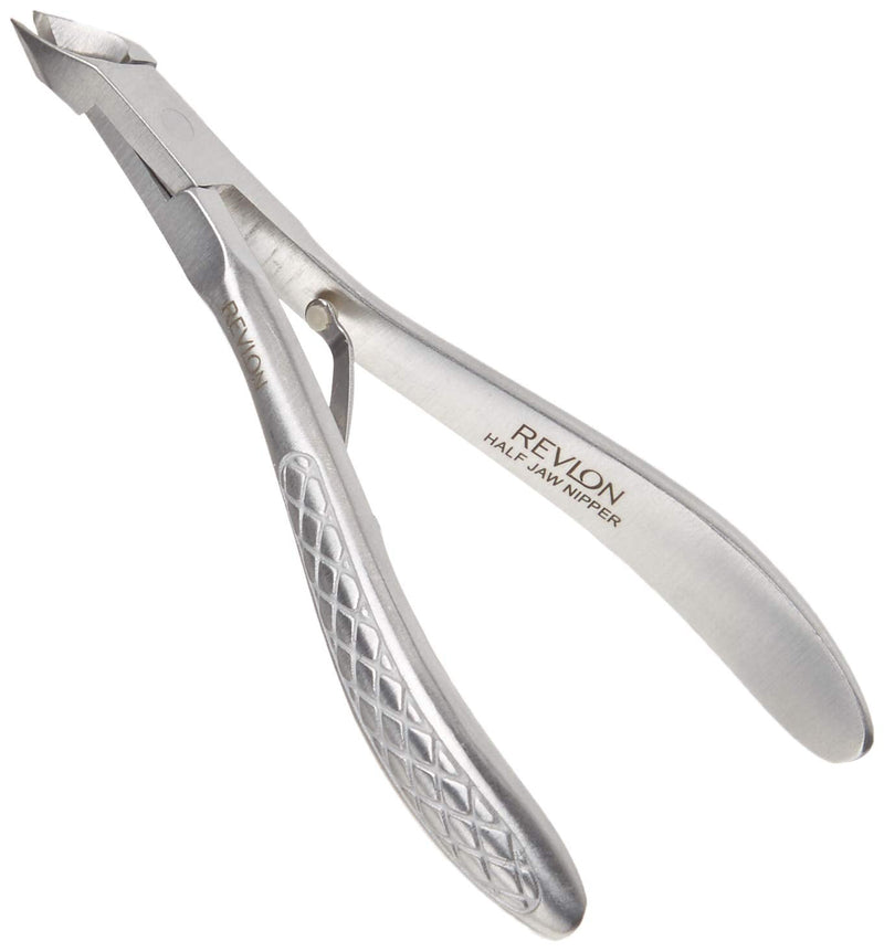 Revlon Full Jaw Cuticle Nipper, Cuticle & Hangnail Trimmer, Made with Stainless Steel REVLON
