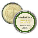 2oz Lemon Mint Lotion Bar All Natural Lotion in Tin Botanical Bars