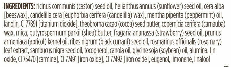 Burt's Bees Lip Balm Stocking Stuffer, Moisturizing Lip Shimmer Holiday Gift for Women, with Vitamin E & Coconut Oil, 100% Natural, Apricot, 0.09 Ounce Burt's Bees