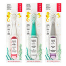 RADIUS Totz Plus Brush Kids Toothbrush Silky Soft BPA Free ADA Accepted Designed for Delicate Teeth & Gums for Children 3 Years & Up - Assorted - Pack of 3 RADIUS