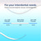 Proxysoft Dental Floss for Bridges and Implants 6 Packs - Floss Threaders for Bridges, Dental Implants, Braces with Extra-Thick Proxy Brush for Optimal Oral Hygiene -Teeth Bridge and Implant Cleaners Proxysoft