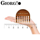 Giorgio (G63 & G28) 2 3/4" Hand Made Detangling Comb - Wide Teeth Flexible Comb, Hand-Made of quality Durable Cellulose, Saw-cut and Hand Polished (2 Pack, Ivory & Tortoiseshell) GIORGIO Store