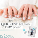 Nail Tek Quicken, Fast Drying Top Coat for All Nail Types, 0.5 oz, 1-Pack Nail Tek