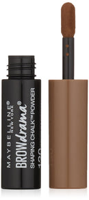 Maybelline New York Brow Drama Shaping Chalk Powder, Medium Brown, 0.035 fl. oz. Maybelline New York
