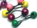 Cripsy Collection Girls Twinbead Multi Cute Design Ponytail Elastics Pack Of 3 (BT53) Cripsy Collection