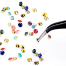 2 Pack Rhinestone Picker Dotting Pen, Dual-Ended Diamond Painting Wax Pencil Gems Crystals Picker Pen Nail Art DIY Decoration Tool with 1PCS Tweezer Yokilly
