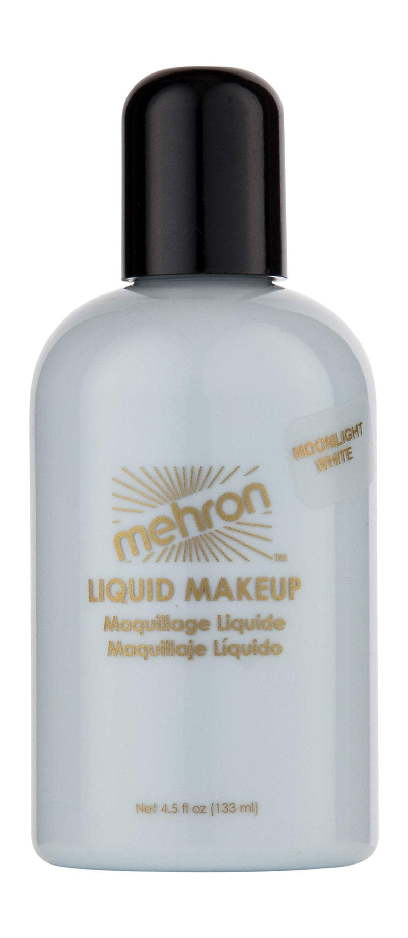 Mehron Makeup Liquid Face and Body Paint (4.5 oz) (MOONLIGHT WHITE) Mehron