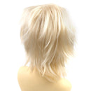 Modernfairy Anime Halloween Wig Platinum Blonde for Cosplay Party, Synthetic Layered Short Hair Wigs with Bangs, Pastel Wigs for Women Men Kids Modernfairy Hair