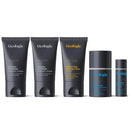 Geologie Complete Skincare Set for Men & Women | 3-Month Simple & Effective Daily Clear Skin Routine | Acne, Oily Skin, Dark Spots | Face Wash 2-Pack, Retinol Face Cream, SPF15 Moisturizer & Eye Cream Infinity Warehouse