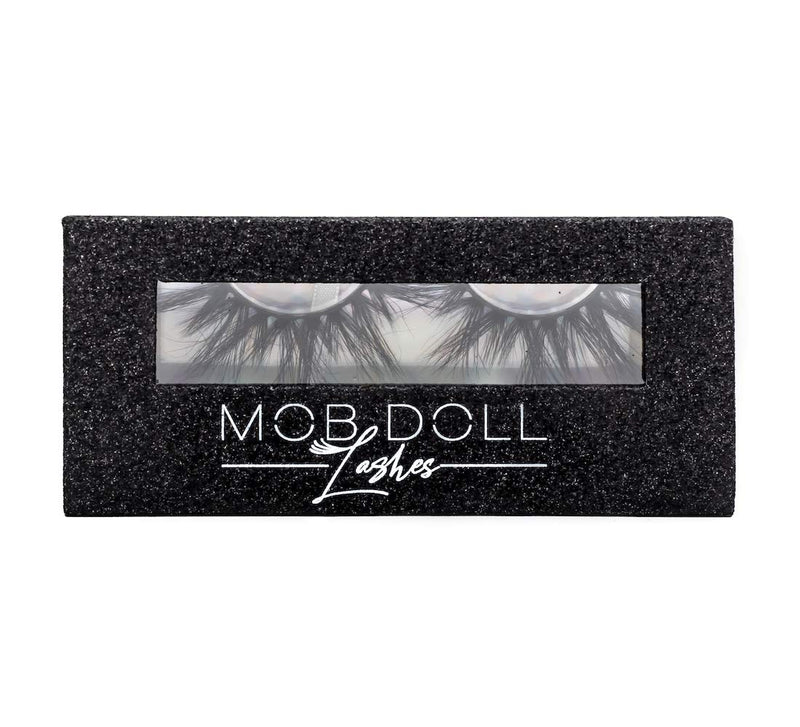 3D False Dramatic Eyelashes – 100% Mink Long Eyelashes Strips – Super-Long Siberian Mink Fur – Comfortable and Easy to Apply – Ultra-Fluffy High Volume – Reusable Up to 15 Wears (3D86) Mob Doll Lashes