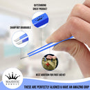 Professional Stainless Steel Slant Tip Tweezer For Men & Women - The Best Precision Eyebrow Tweezers Pluckers For Shaping Eyebrows & Hair Removal -Slanted Twizzers/Plucker- Brow Plucking Majestic Bombay