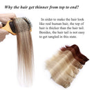 Clip in Remy Hair Extensions Human Hair Highlighted Brown Blonde for Women 10 inch 50g Light Short Seamless Clip on Real Hair Skin Weft Rooted Hairpiece 8pcs Weft Long Straight Full Head