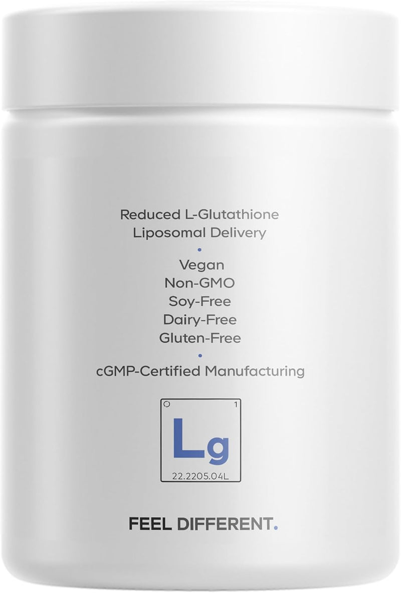 Codeage Liposomal Glutathione 1000 mg Supplement, High-Potency Reduced L-Glutathione - Liposomal Delivery - Phospholipids - Non-GMO, Gluten-Free - 60 Capsules Infinity Warehouse