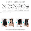 22 Inch Glueless Lace Front Wigs Human Hair Pre Plucked Straight Lace Front Human Hair Wigs 4x4 Closure Human Hair Wig With Baby Hair Brazilian Virgin Lace Frontal Human Hair Wigs for Black Women mengkai Store