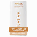 Native Aluminum Free Deodorant, Sea Salt & Cedar, Large Size Stick, 72 Hour Odor Control, for Women & Men, Contains Naturally Derived Ingredients, 3.1 oz Infinity Warehouse