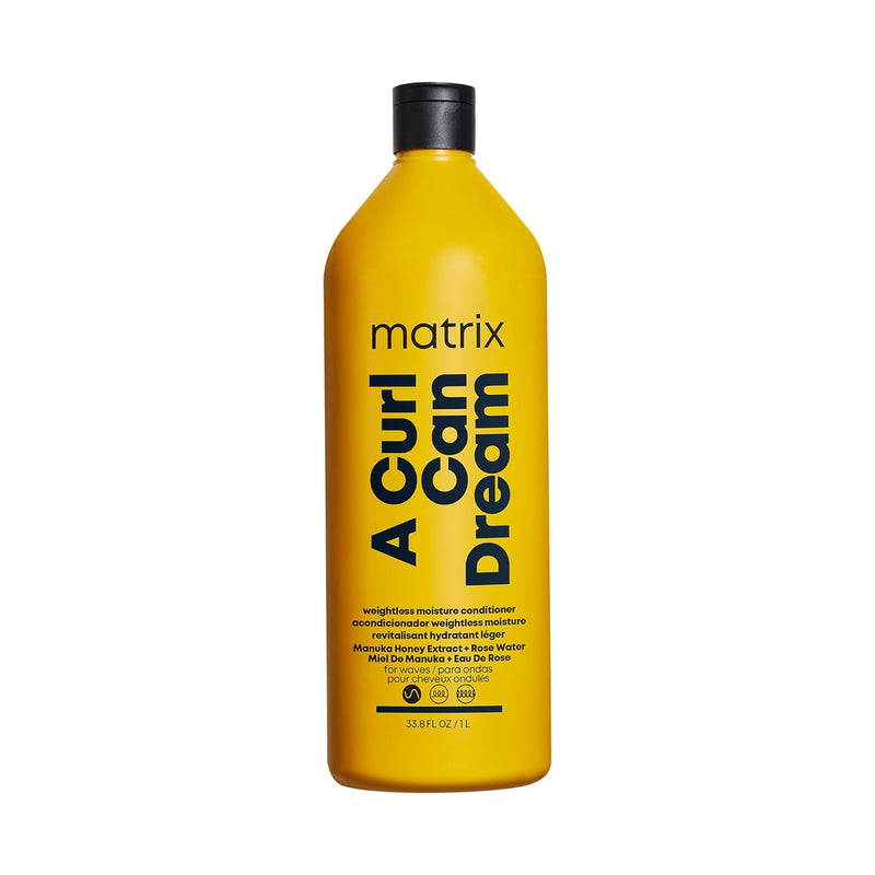 MATRIX A Curl Can Dream Weightless Moisture Conditioner For Wavy Hair, All Day Frizz Control, With Manuka Honey Extract, Silicone Free Infinity Warehouse